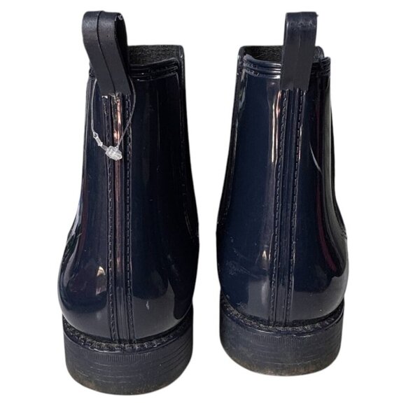 Henry Ferrera Collection Clarity Double Gore Rain Ankle BootS Black size 40 US 9 - Picture 3 of 5